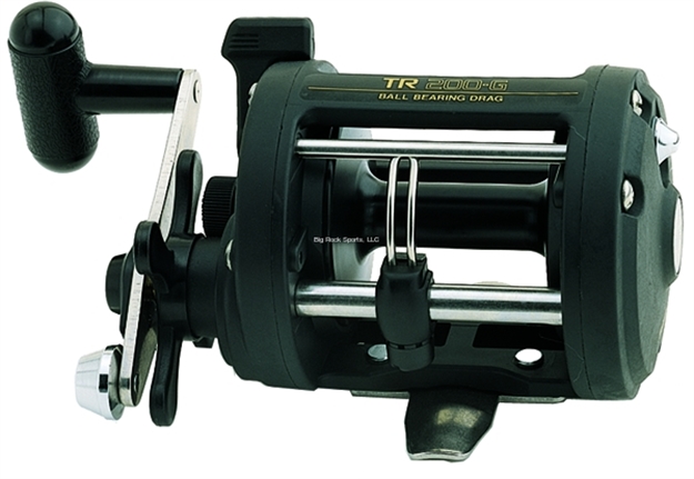 Picture of Shimano TR Series Star Drag Level Wind Reel, Rh, 1Bb, 4.3:1 Ratio, Braid 40/555, 50/550, Mono 12/390, 14/330