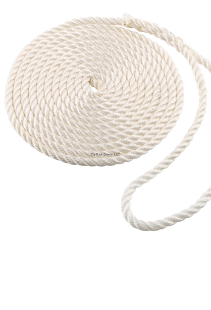 Picture of Shoreline Dockline Nyl 3-Str 1/2"X20'wht