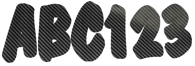 Picture of Shoreline Letter & Number Kit Carbon Blk