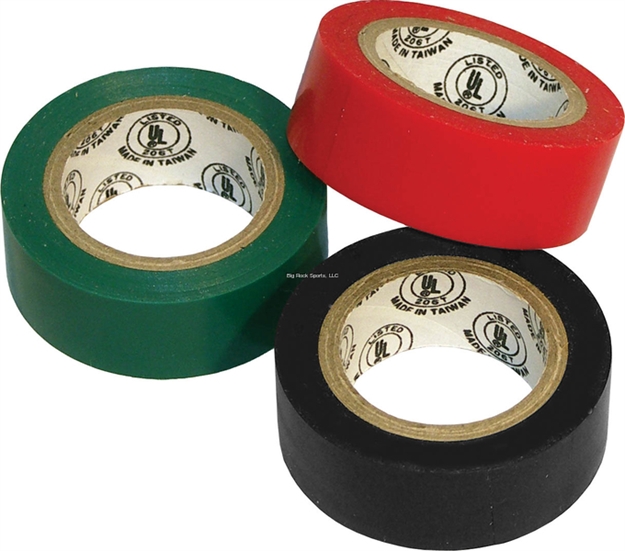 Picture of Shoreline Marine Electrical Tape Grn/Rd/Blk 3Pk
