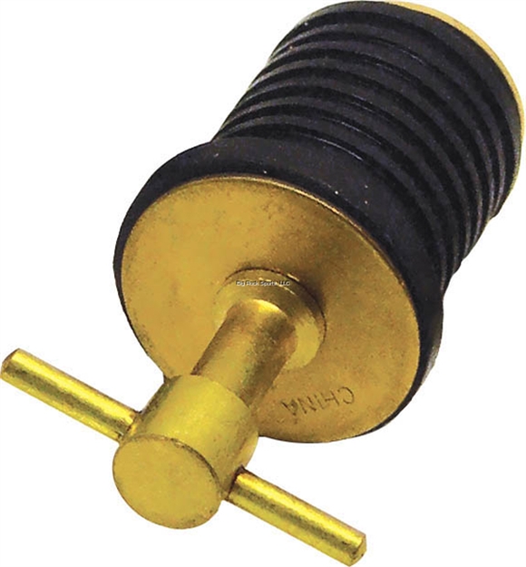 Picture of Shoreline Marine Twist Drain Plug, Brass 1", 12 Pack Refill