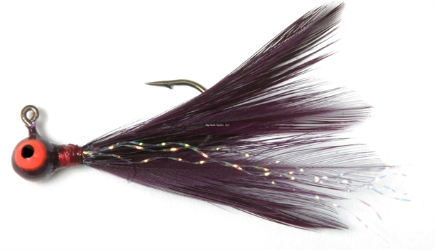 Picture of Shur Strike 00 Feather Jigs W / Accent 1/32 Oz, 2/Pk, Purple