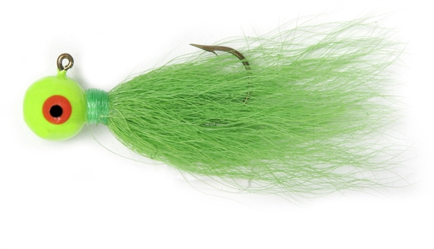 Picture of Shur Strike Bucktail Jigs 1/4 Oz, 2/Pk, Limetruse