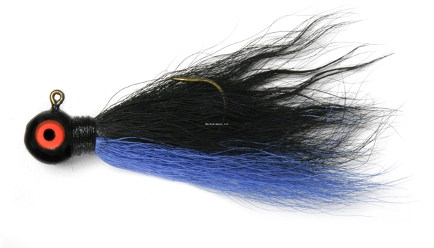 Picture of Shur Strike Bucktail Jigs 1/8 Oz, 2/Pk, Black / Blue