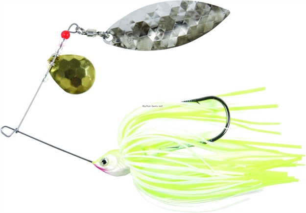 Picture of Shur Strike Colorado/Willow Spinnerbait, 1/4 Oz, Chartreuse/White