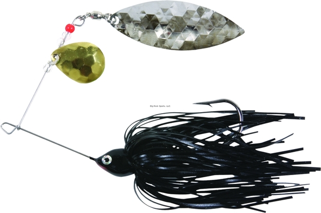 Picture of Shur Strike Colorado/Willow Spinnerbait, 3/8 Oz, Black
