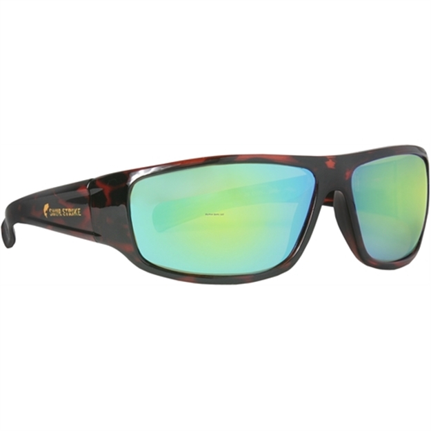 Picture of Shur Strike Cumberland Sunglasses Tortoise Frame W/Green Mirror Lens