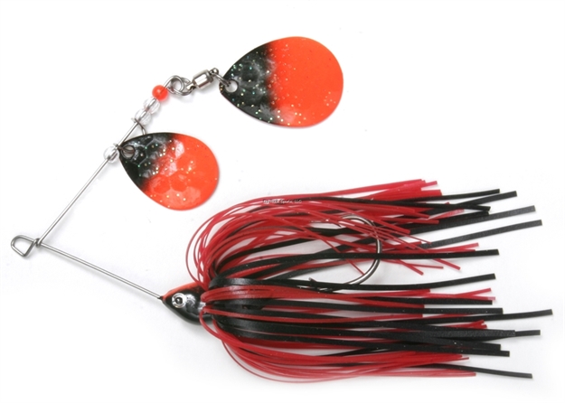 Picture of Shur Strike Double Colorado Spinner Bait 3/8 Oz. - Black / Red