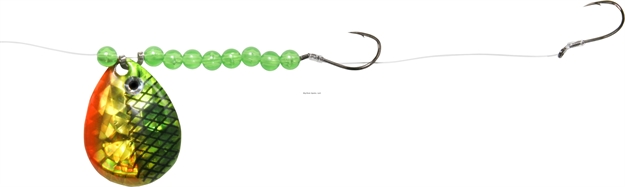 Picture of Shur Strike Elite Crawler Rig #4 Colorado Hex Dbl. Hook 72" - Gold N Perch