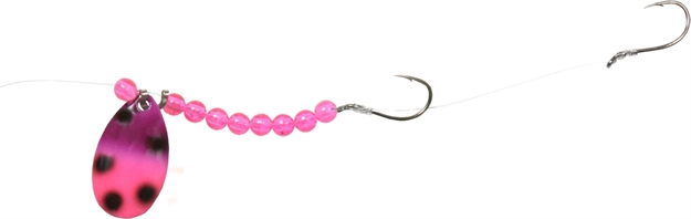 Picture of Shur Strike Elite Crawler Rig #4 Indiana Hex Dbl. Hook 72" - Blueberry Muffin