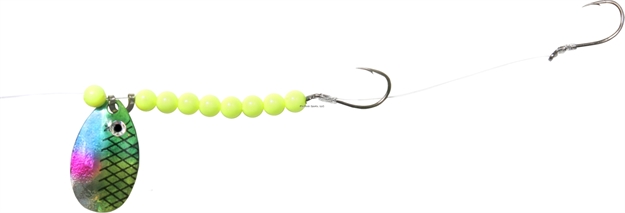 Picture of Shur Strike Elite Crawler Rig #4 Indiana Hex Dbl. Hook 72" - Gold N Perch
