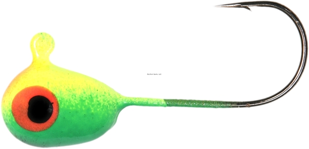 Picture of Shur Strike Floating Jig Blk. Nkl. Hook #1, 5 Pk, Fire Tiger