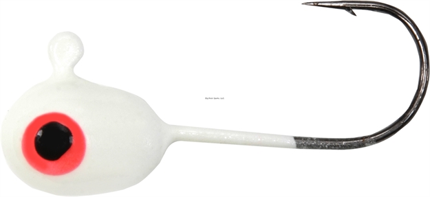 Picture of Shur Strike Floating Jig Blk. Nkl. Hook #1, 5 Pk, White