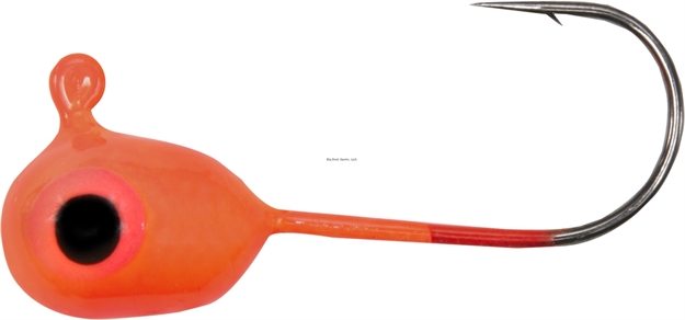 Picture of Shur Strike Floating Jig Blk. Nkl. Hook #2, 5 Pk, Fl. Red