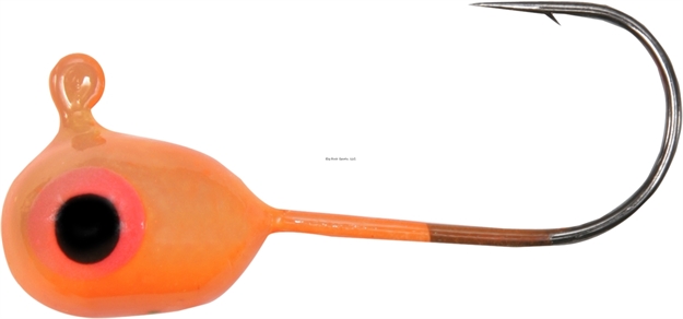 Picture of Shur Strike Floating Jig Blk. Nkl. Hook #2, 5 Pk, Orange