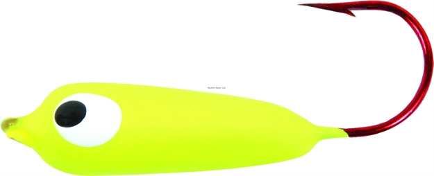 Picture of Shur Strike Floating Jighead, 1/0 Hook, Chartreuse, 4/Pack