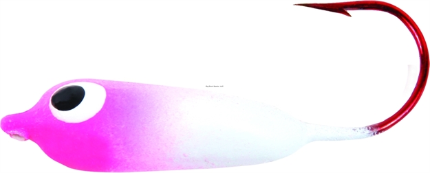 Picture of Shur Strike Floating Jighead, 1/0 Hook, Pink/White, 4/Pack