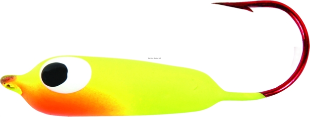 Picture of Shur Strike Floating Jighead, SZ 2 Hook, Orange/Chartreuse, 4/Pack