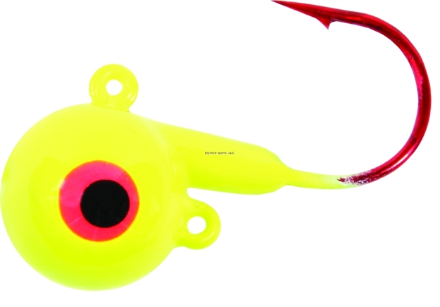 Picture of Shur Strike Hot Ball Jig, 1/8 Oz, Chartreuse Glow, 5/Pack