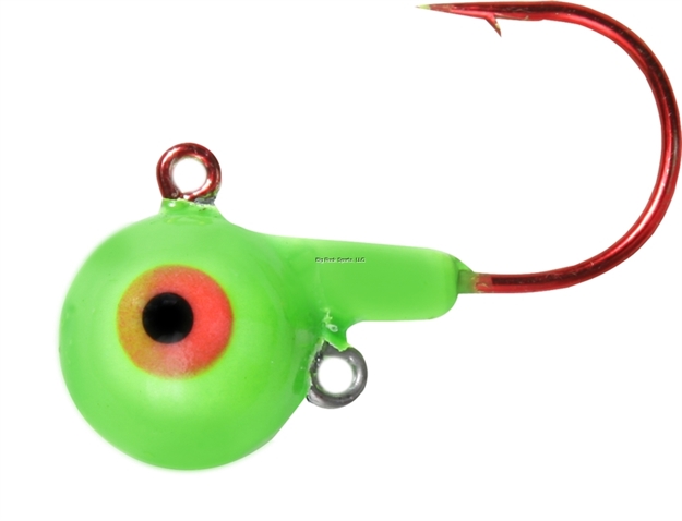 Picture of Shur Strike Hot Ball Jig 3/8Oz Lime 25Pk