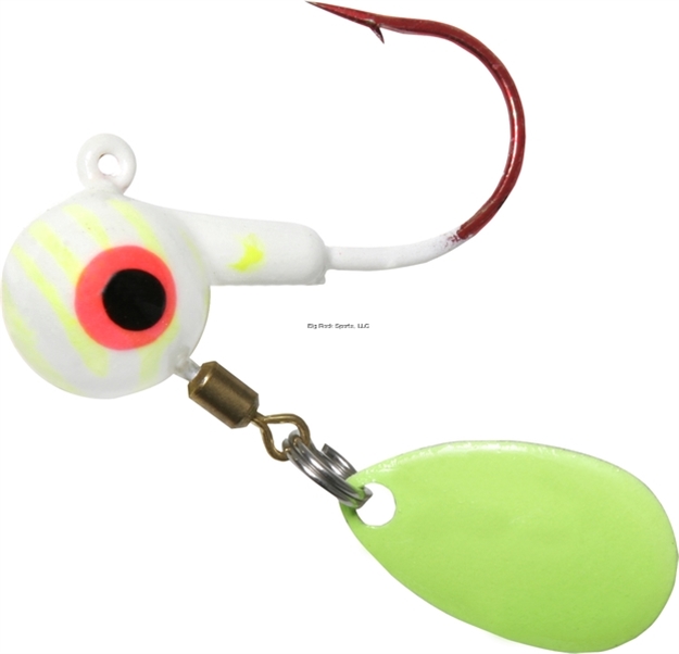 Picture of Shur Strike Hot Ball Spins UV Series Blades 1/8 Oz, 3/Pk, Glow/Chart.