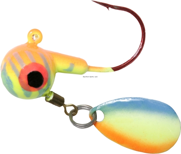 Picture of Shur Strike Hot Ball Spins UV Series Blades 3/8 Oz, 3/Pk, Chart./Org./ Blue