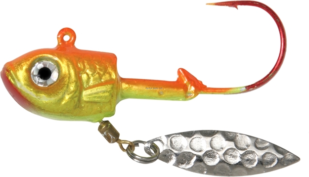 Picture of Shur Strike Knocker, Banger,Pounder Spin Jigs 1/4 Oz, 3/Pk - Silver OC