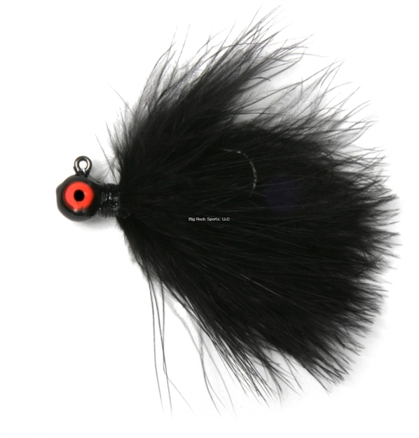 Picture of Shur Strike Marabou Jigs 1/4 Oz, 2/Pk - Black