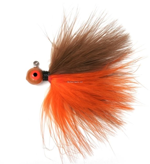 Picture of Shur Strike Marabou Jigs 1/4 Oz, 2/Pk - Brown/Orange