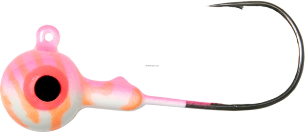 Picture of Shur Strike Round Head / UV Jig 1/4 Oz, 5/Pk - Glow/Pink/Orange