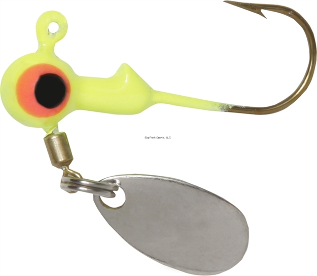 Picture of Shur Strike Round Head Spinners 1/16 Oz, 4Pk, Chartreuse