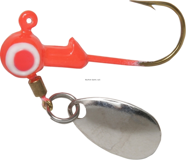 Picture of Shur Strike Round Head Spinners 1/16 Oz, 4Pk, Fl. Red