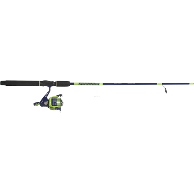 Picture of Shur Strike Spinning Combo Blue/Chartreuse 6' 2Pc. Sz. 30 Reel Pre-Spooled W/Line
