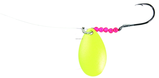 Picture of Shur Strike Walleye Spinner Rig #3 Indiana Blade Fluor. Yellow