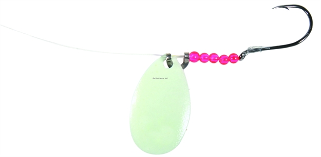 Picture of Shur Strike Walleye Spinner Rig #3 Indiana Blade Glow