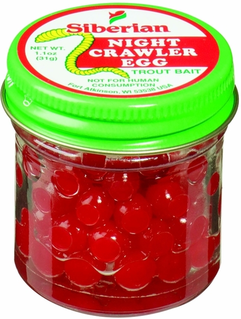 Picture of Siberian Nightcrawler Salmon Eggs Red 1.1Oz Jar