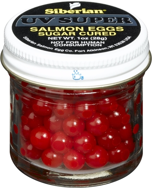Picture of Siberian UV Super Salmon Eggs FL Red 1Oz Jar