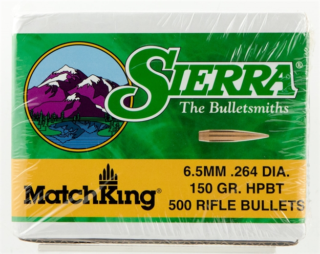 Picture of  Sierra 1755C Matchking  6.5Creedmoor 150Gr Hollow Point Boat Tail 500/Box