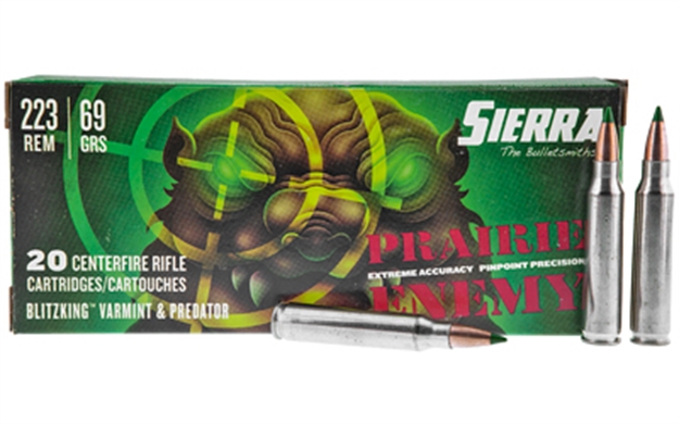 Picture of  Sierra A717009 Prairie Enemy  223Rem 69Gr Sierra Blitzking 20 Per Box/10 Case