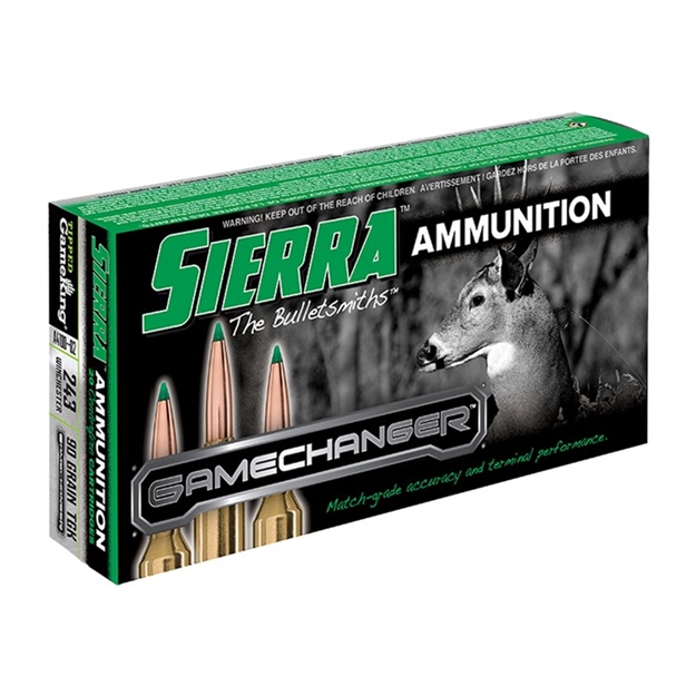 Picture of Sierra Ammo 243 Winchester 90Gr Tipped Gameking 20/Box