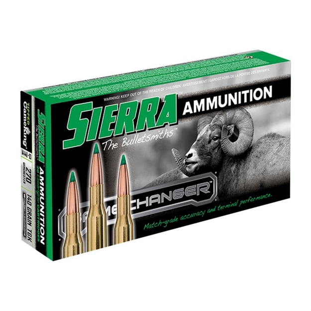 Picture of Sierra Ammo 270 Winchester 140Gr Tipped Gameking 20/Box