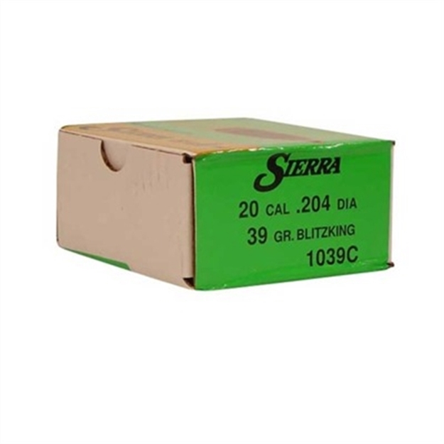 Picture of Blitzking 20 Caliber (0.204'') Boat Tail Bullets 1039C