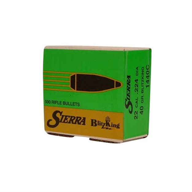 Picture of Sierra Bullet .22 .224 40Gr Blitzking