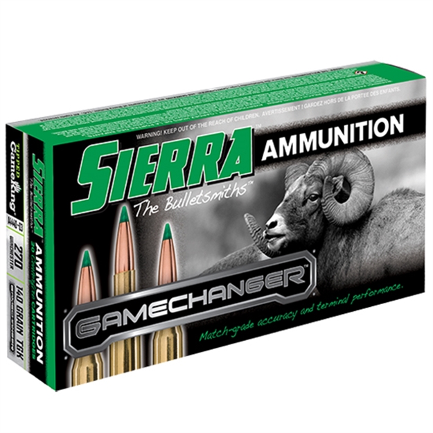Picture of Sierra A444003 Gamechanger  270Win 140Gr Sierra Tipped Gameking 20 Per Box/10 Case A4440-03