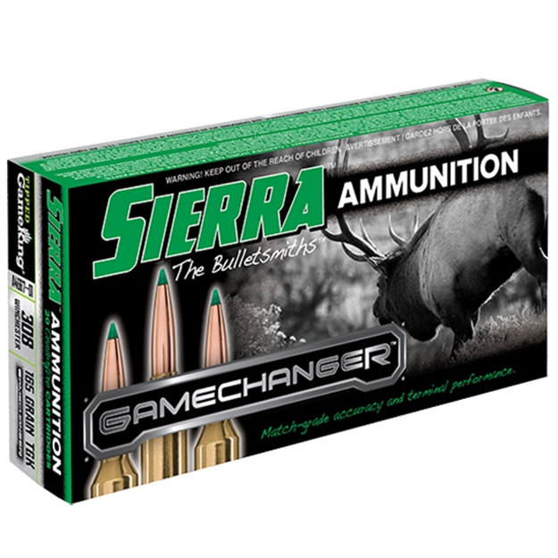 Picture of Sierra Bullets 308 Winchester 165 Gr. Tgk Game Changer Ammunition A4667-01