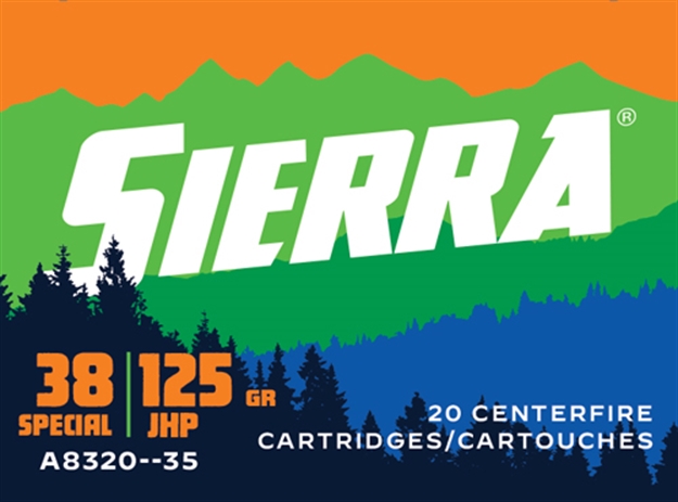 Picture of Sierra Bullets 38 Special 125Gr Sport Master Jhp 20Rd 10Bx/Cs A8320-35