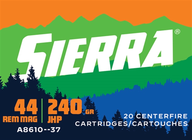 Picture of Sierra Bullets 44 Rem Mag 240Gr Sport Master Jhp 20Rd 10Bx/Cs 8610-37