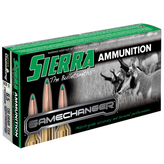 Picture of Sierra A433005 Gamechanger  6.5Creedmoor 130Gr Sierra Tipped Gameking 20 Per Box/10 Case A4330-05