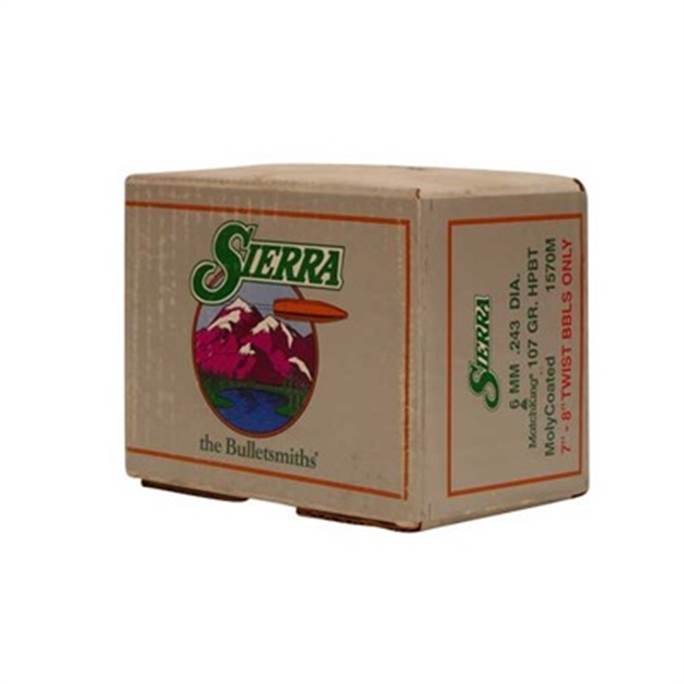 Picture of Sierra Bullets 6Mm 107Gr Hpbt Mtch Mol