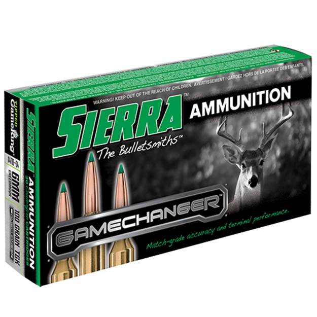 Picture of Sierra Bullets 6Mm Creedmoor 100 Gr. Tgk Game Changer Ammunition A4110-04